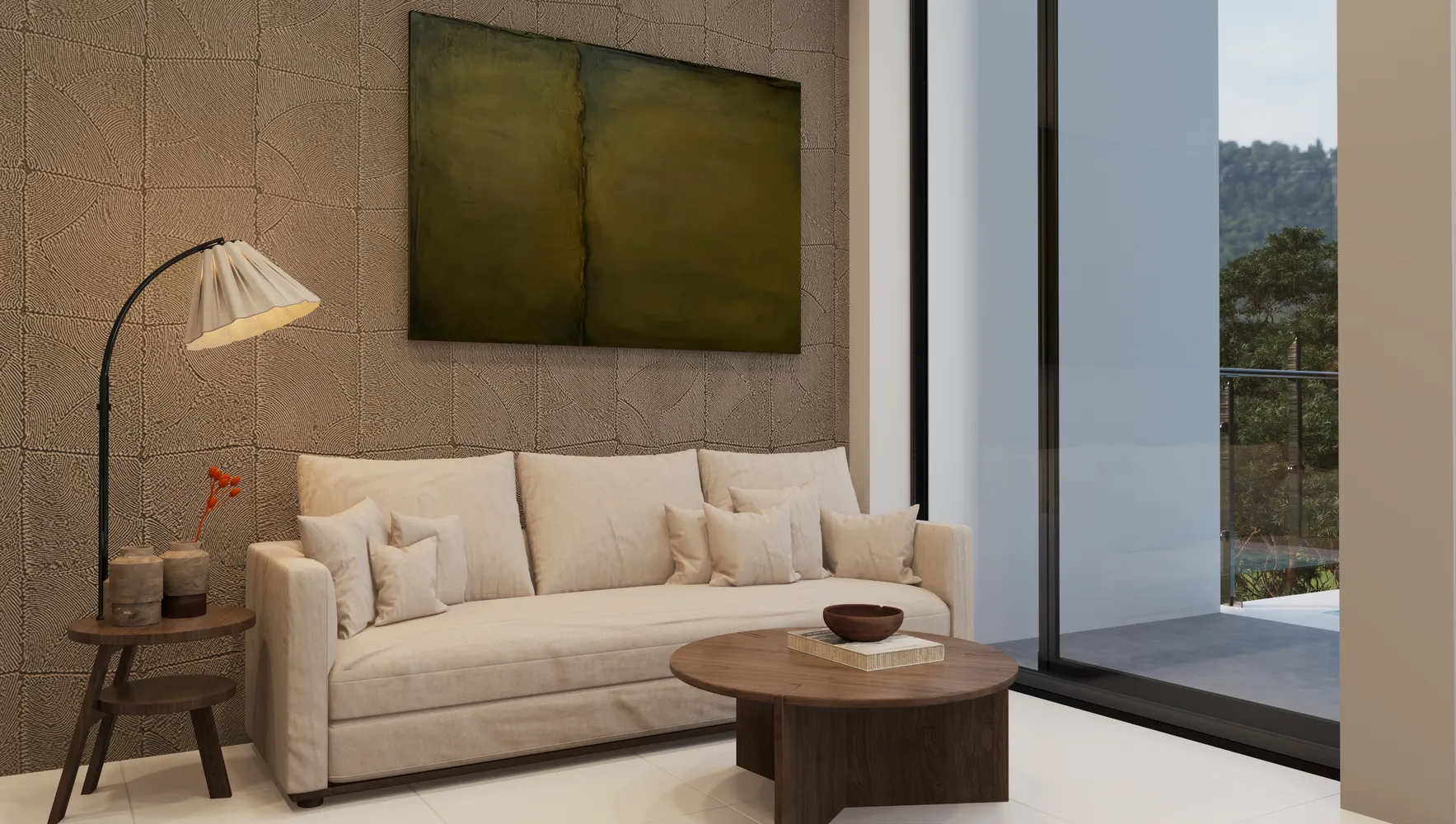 Puri Sidem 1BR — natural materials